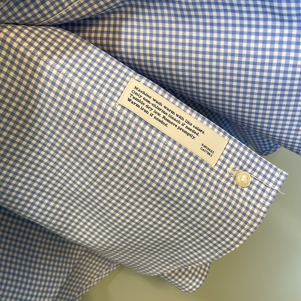 Nordstrom Men's Mini Check Dress Shirt - Picture 5 of 5